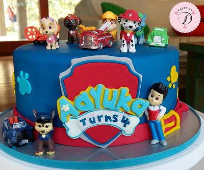 Paw Patrol Cake_ 4th Birthday - Cake by Bakes by D