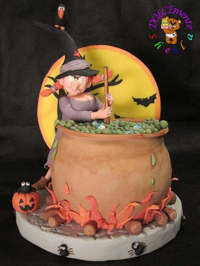 Streghetta di Halloween - Cake by Sheila Laura Gallo