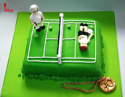 tennis cake - Cake by Beula Cakes