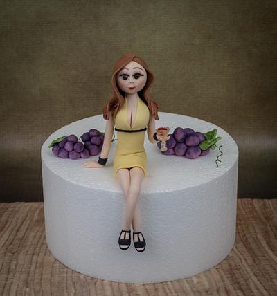 Girl Figure Topper - Cake by Prima Cakes and Cookies - Jennifer