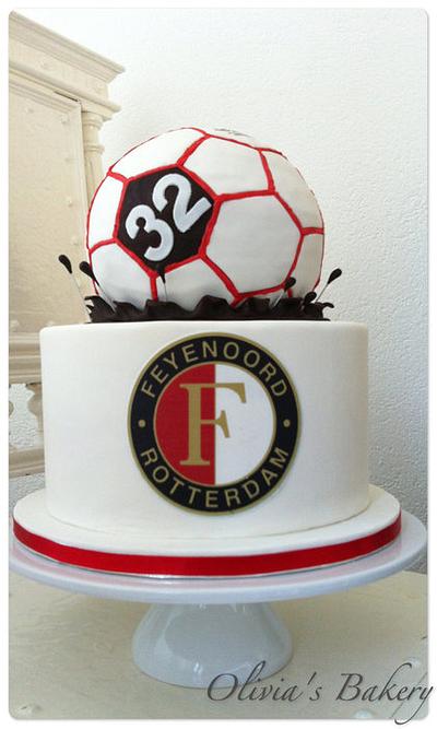 Feyenoord Football Cake - Cake by Olivia's Bakery