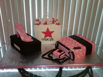 Shopping Cake with Coach Tote - Cake by Kimberly Cerimele