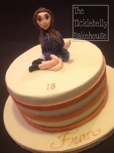 18th rose gold selfie cake - Cake by Suzanne Owen