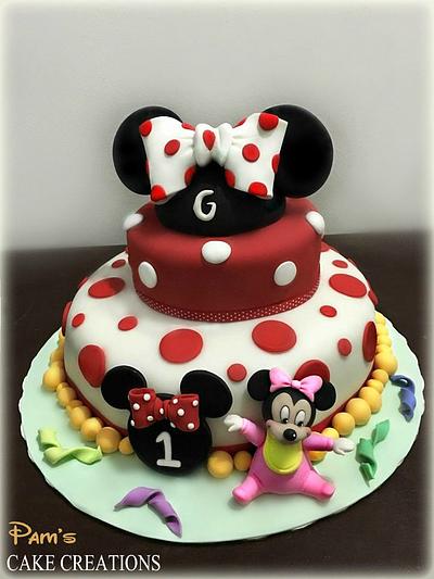 minnie mouse cake  - Cake by Pamela Iacobellis