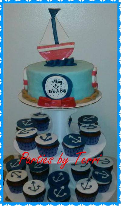 Ahoy... It's A Boy! - Cake by Parties by Terri