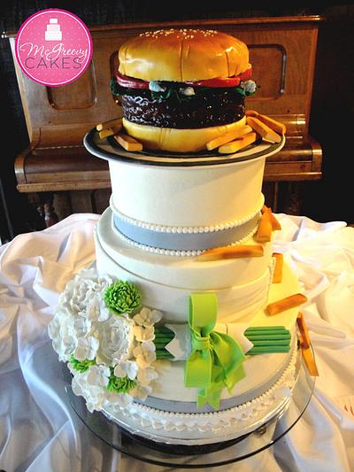 A DIFFERENT kind of Wedding Cake - Cake by Shawna McGreevy
