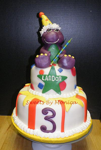 Barney Birthday - Cake by Sweets By Monica