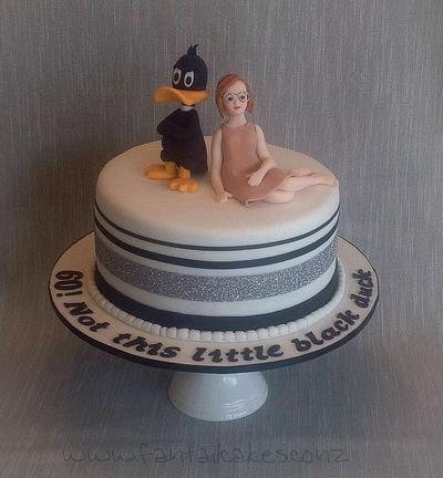 60 - Not this little black duck - Cake by Fantail Cakes