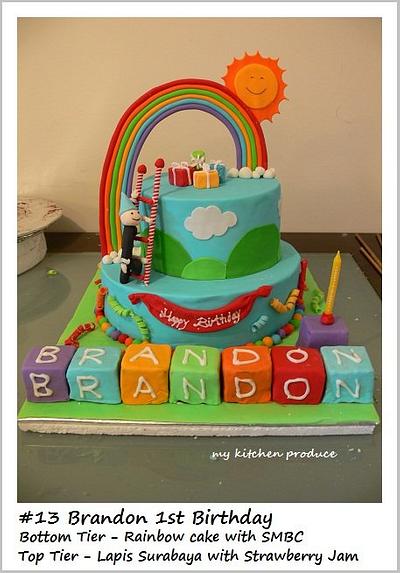 Rainbow Celebration Cake - Cake by Linda Kurniawan