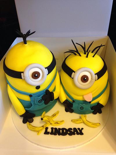 Minion cake - Cake by Crazysprinkles