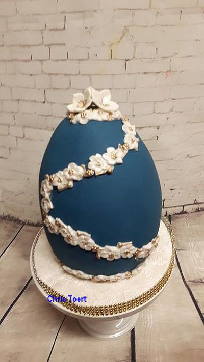 Easter egg cake - Cake by Chris Toert