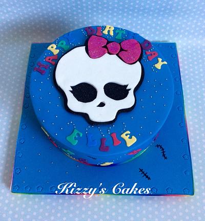 Monster High in Sparkly Rainbow Colours - Cake by K Cakes