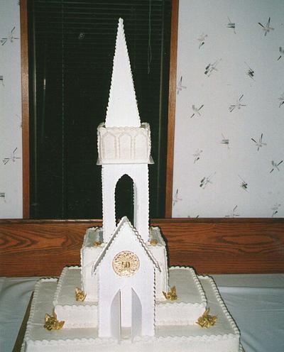 Church 50th Anniversary - Cake by Julia 