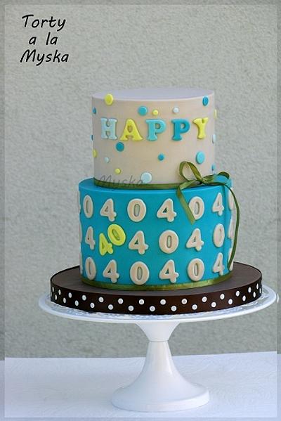 happy 40th birthday - Cake by Myska