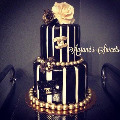 Fashionable Chanel Cake  - Cake by Aujané's Cake Supplies