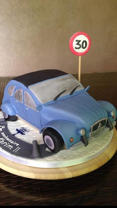beetle car cake - Cake by wisha's cakes