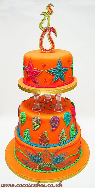 Bright as Bollywood! - Cake by Coco's Cakes