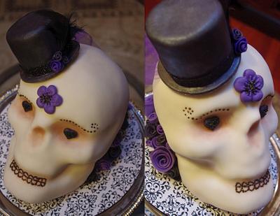Skull cake - Cake by Mandy