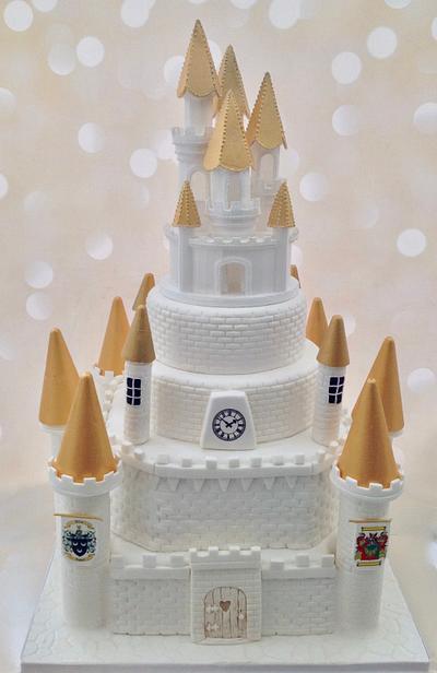 Medieval castle wedding cake - Cake by Yvonne Beesley