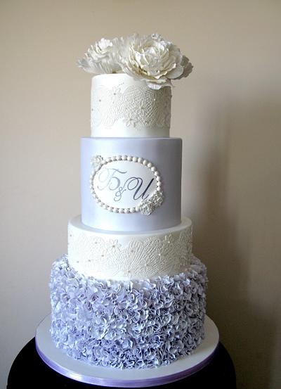 lavender wedding cake - Cake by Delice