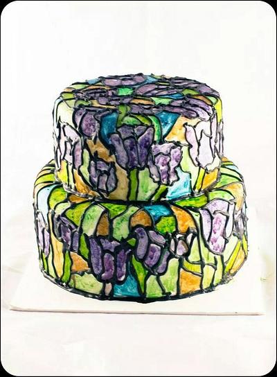stained glass cake - Cake by melissa