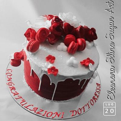 Drip cake Red passion - Cake by EleonoraSdino