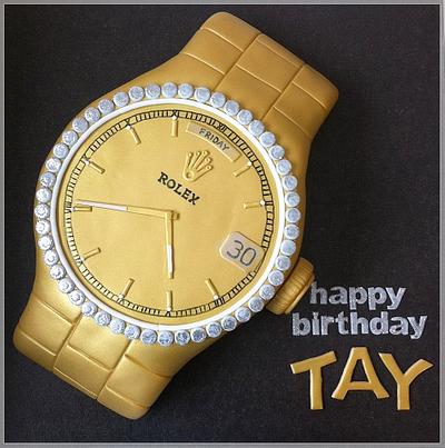 A Rolex for Taylor - Cake by Dream Cakes by Robyn