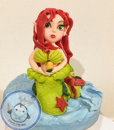 Miss mermaid - Cake by DixieDelight by Lusie Lioe