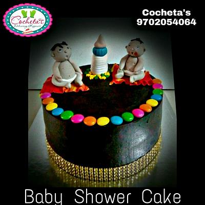Baby shower cake - Cake by Deepti