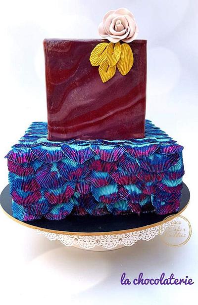 CAKER BUDDIES ULTRA VOILET COLLABORATION: DAZZLER - Cake by Lachocolaterie