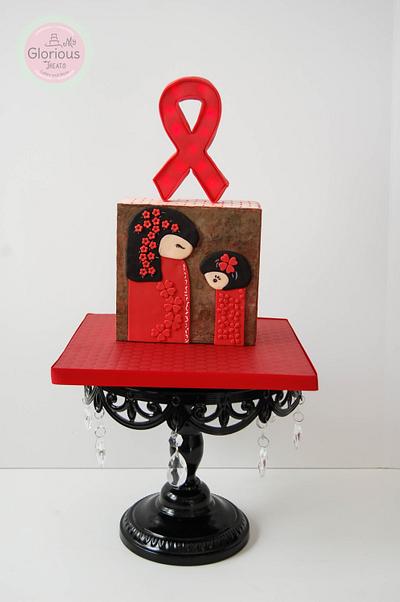 UNSA - Team Red Collaboration  - Cake by funni