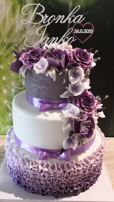 Wedding cake  - Cake by mARTa77