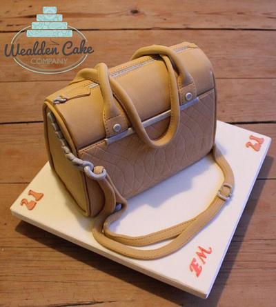 Chocolate Fudge Handbag - Cake by Wealden Cakes