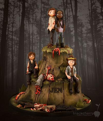 The Walking Dead Cake - Cake by Little Cherry