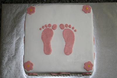 Little feet - Cake by Lisa
