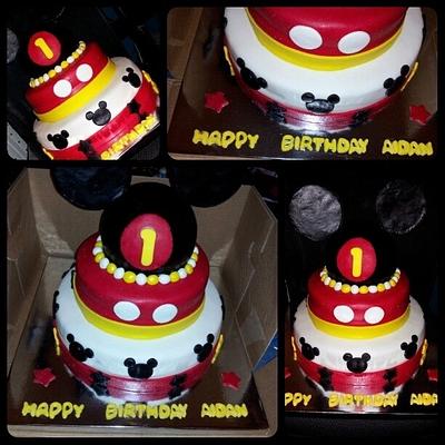 Mickey Mouse Cake  - Cake by Annie_Chella