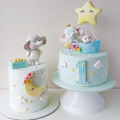 Elephant birthday cake - Cake by tatlibirseyler 