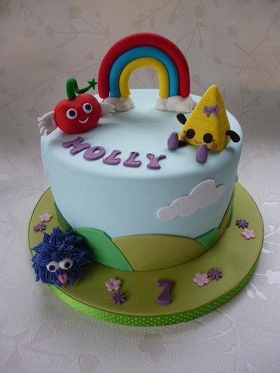 Rainbow Moshi - Cake by TheCakeLady