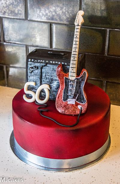 guitar and amp cake - Cake by melissa