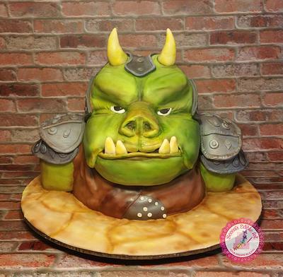 Gamorrean Guard, "May the 4th Be With You" Collaboration Cake - Cake by Becca's Edible Art
