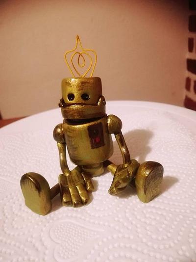 Robot č.II, figurka - Cake by Jitka