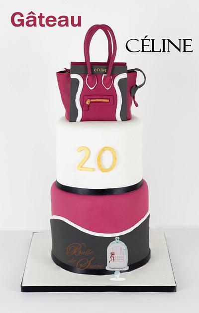 Birthday cake Céline Paris bag - Cake by Bulle de Sucre
