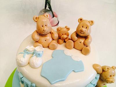 Baby shower cake - Cake by Malika