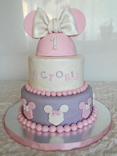 Baby Minnie for Victoria - Cake by Sharon A./Not Your Average Cupcake