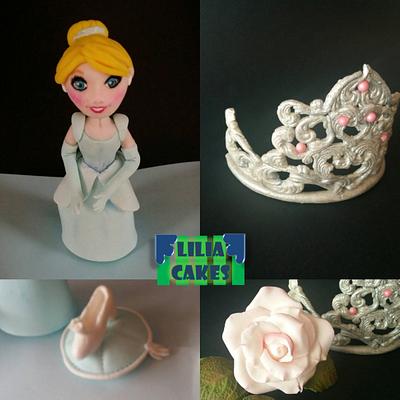 Cinderella Cake topper and more..  - Cake by LiliaCakes