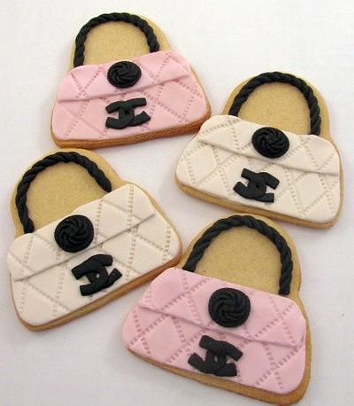 Chanel Purse Cookies - Cake by Cheryl