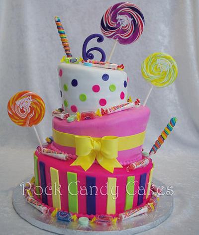 Brianna's Icing Smiles Dream Candy Cake - Cake by Rock Candy Cakes