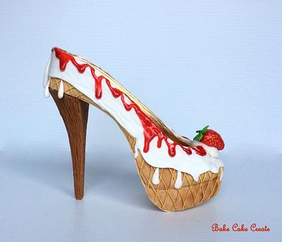 The '99' ice-cream shoe - Cake by Karen Geraghty
