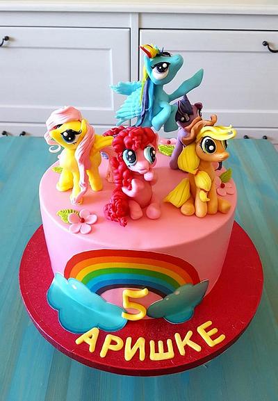 Ponyville cake - Cake by Anastasia Krylova