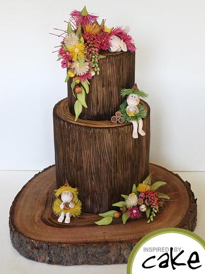 Little Aussie Gumnut Blossom Babies - Cake by Inspired by Cake - Vanessa